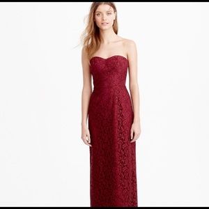 J Crew Natasha Lace Gown